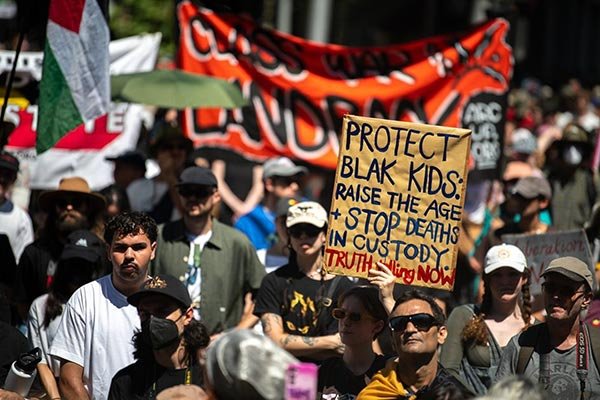 Protest march — Protect Blak Kids, Raise the Age